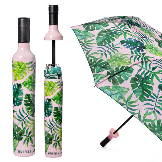 Wine Bottle Umbrella Tropical