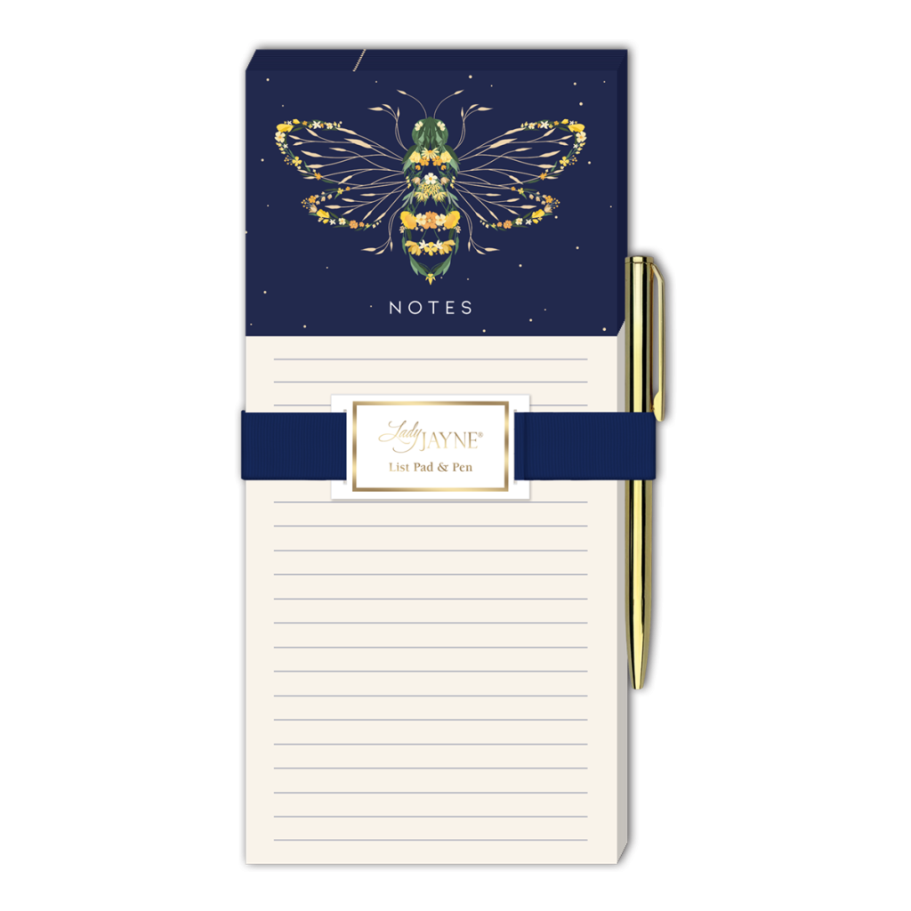 Garden Bee Magnetic Notepad