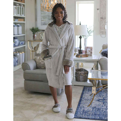 Grey Luxe Robe