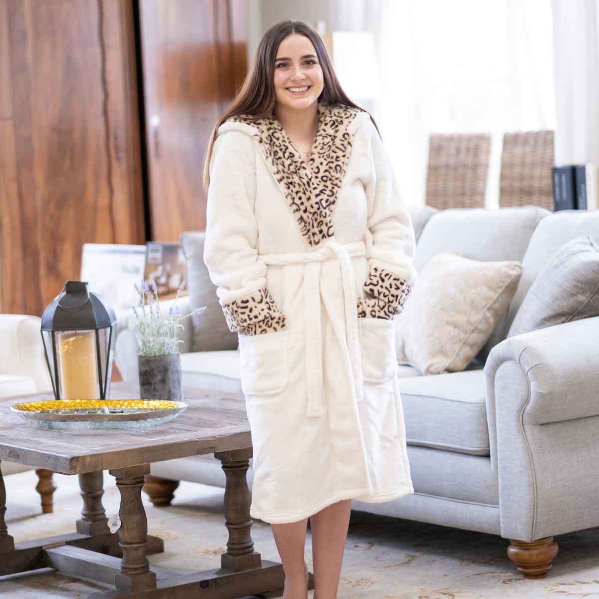 Cream Lux Robe