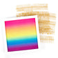 Rainbow Glitter Letter Board
