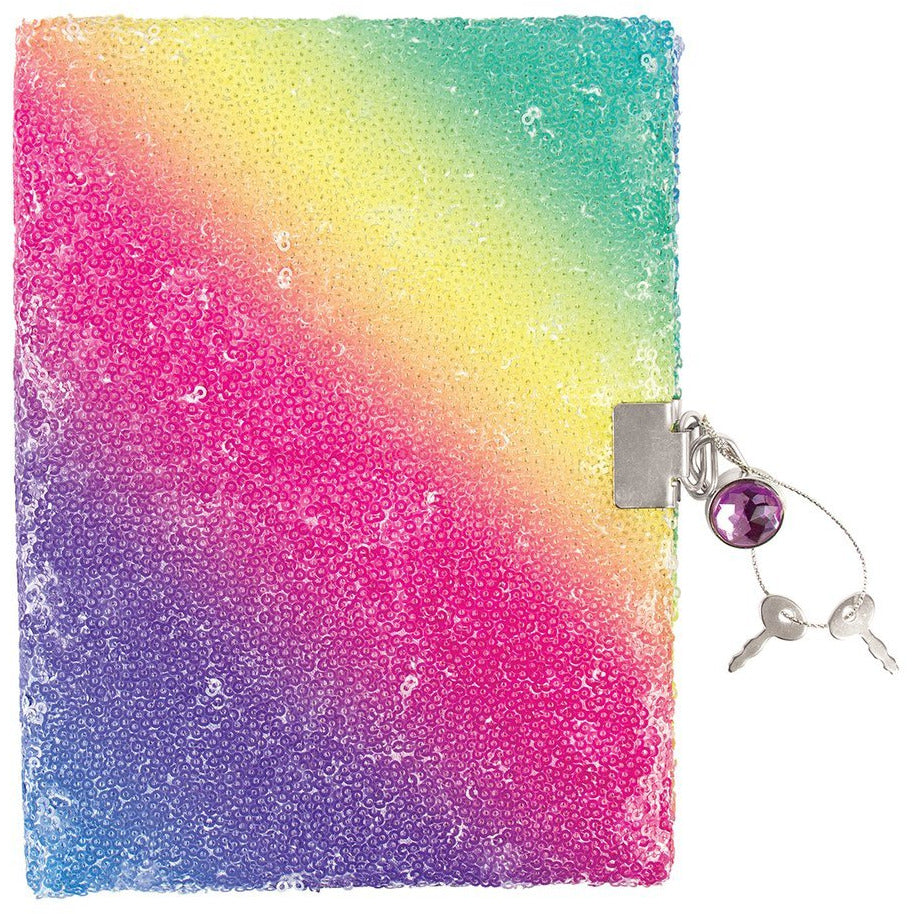 Rainbow Sequin Journal