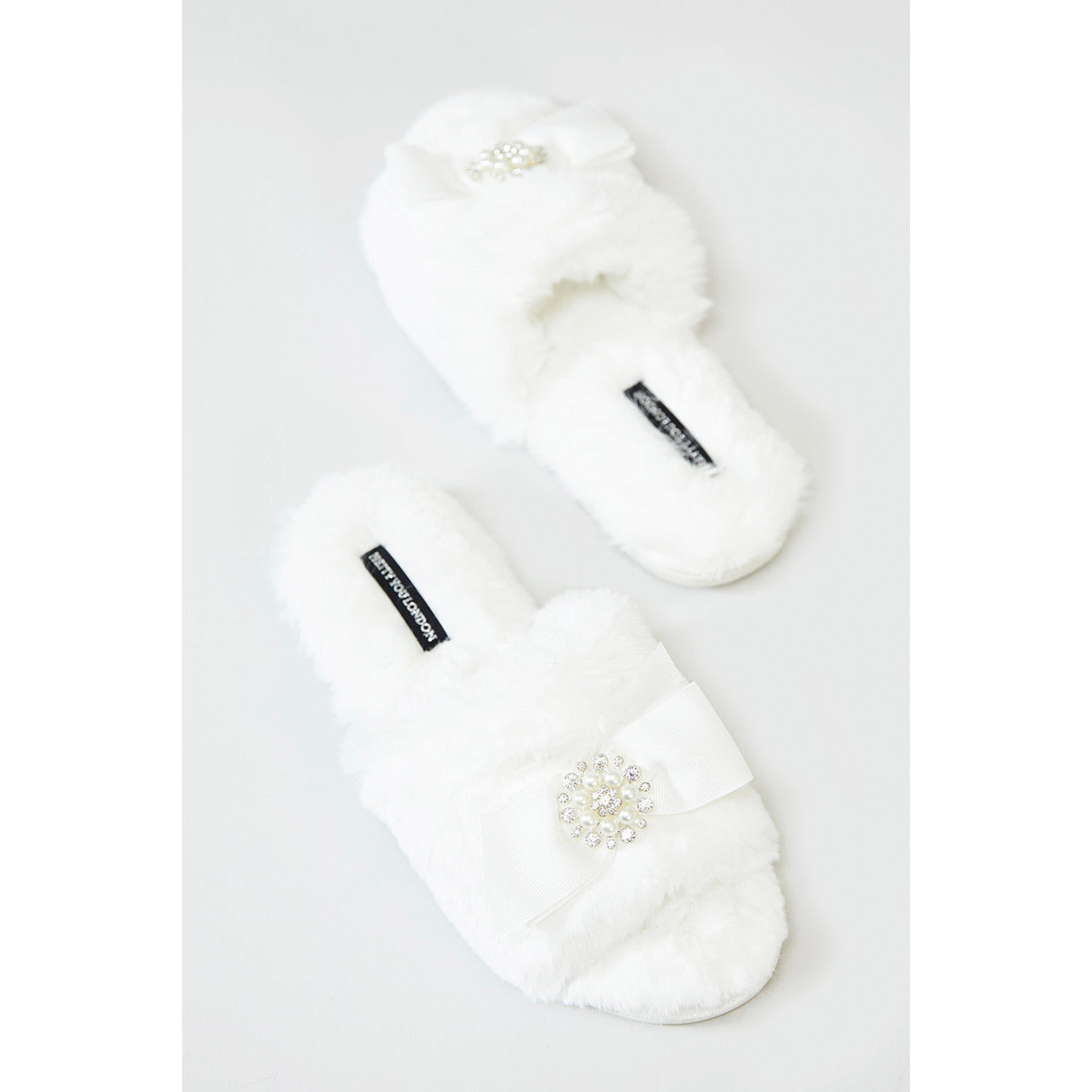 Cream Fur Slipper