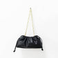 Cinch Leather Bag - Black