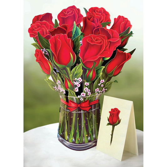 Red Roses Pop Up Bouquet