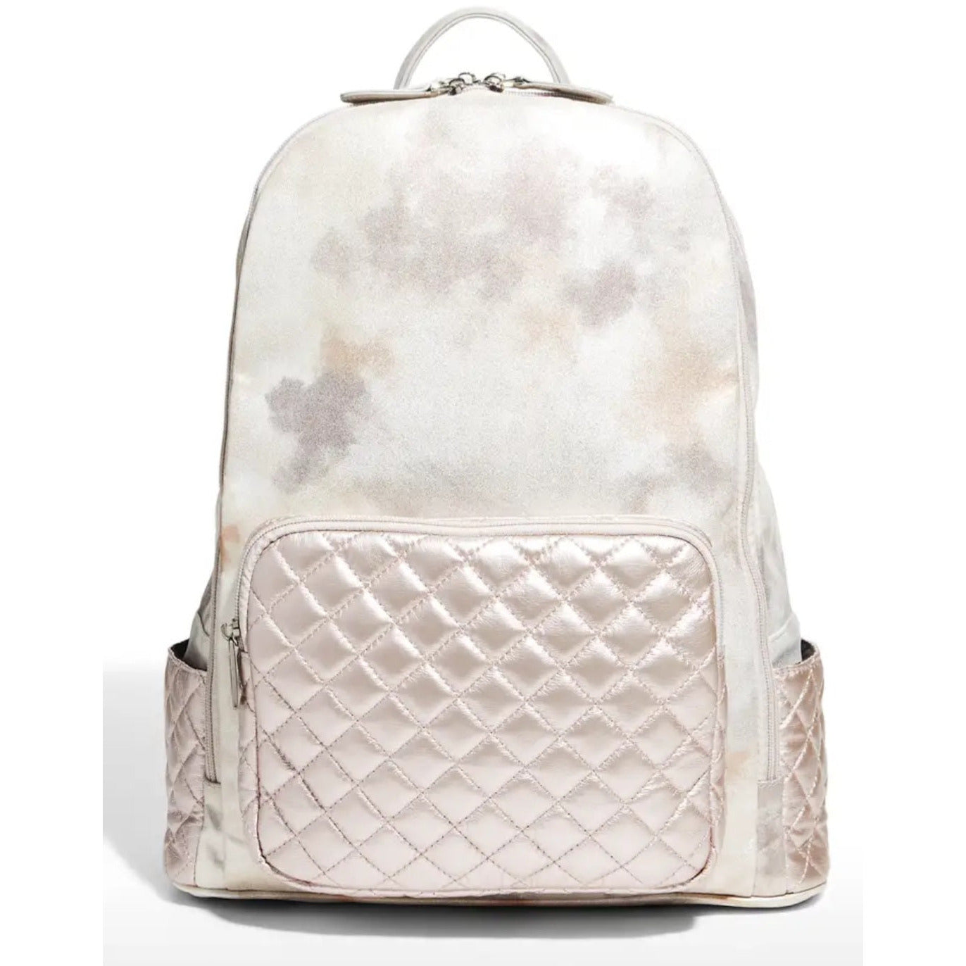 Marble Quilted Backpack