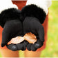 Gloves with Faux Fur