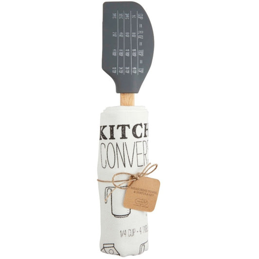 Grey Measure Spatula Towel Set