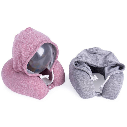 Neck Pillow with Hood
