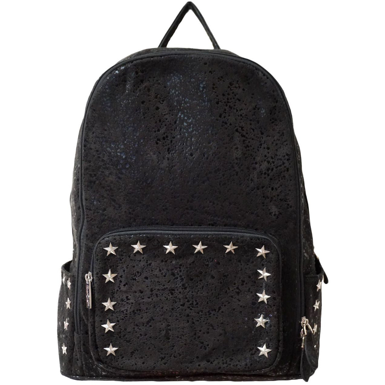 Star Studded Black Backpack