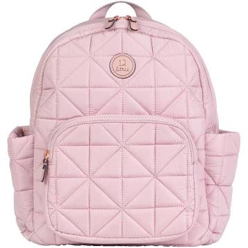 Mini Pink Quilted Backpack