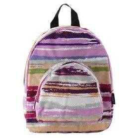 Striped Mini Backpack/Trip bag